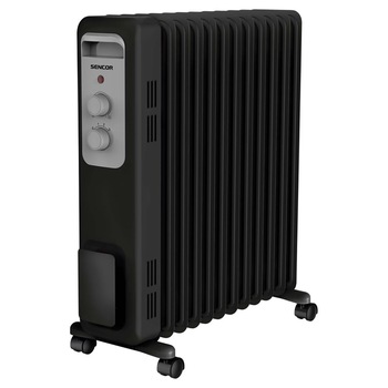 Radiator electric cu ulei Sencor, SOH 3311BK, 11 elementi, 2300W, Negru Radiator electric cu ulei Sencor, SOH 3311BK, 11 elementi, 2300W, Negru