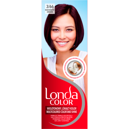 Vopsea de par permanenta Londa 3/66 Violet, 110ml