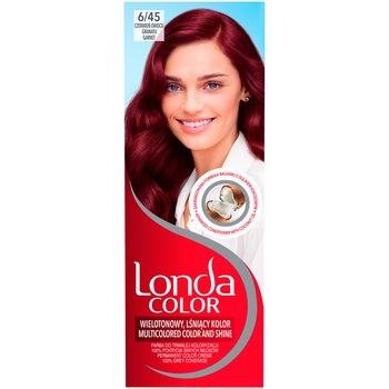 Vopsea de par permanenta Londa Color Blend, Granat 6/45 Vopsea de par permanenta Londa Color Blend, Granat 6/45