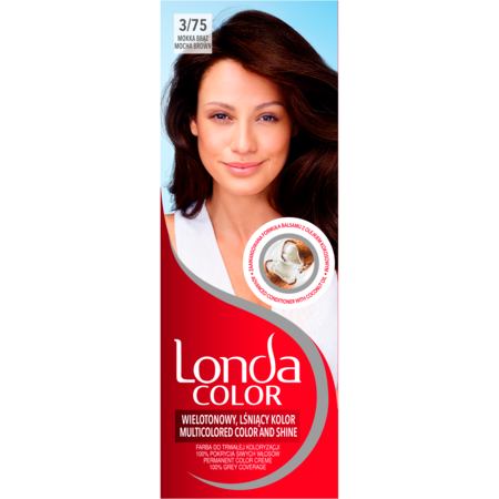 Vopsea de par permanenta Londa 3/75 Saten mocha, 110ml