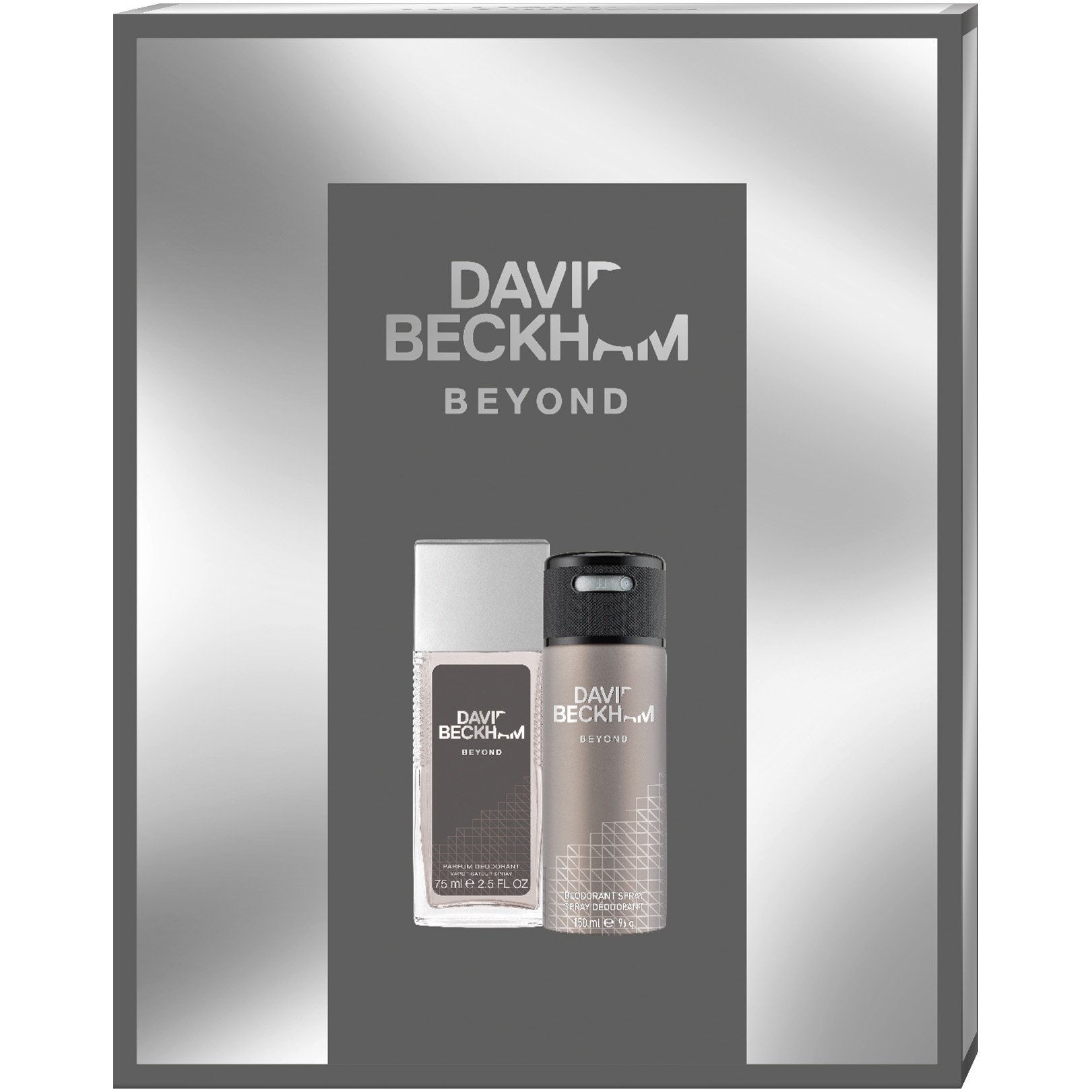 Set David Beckham Beyond, Barbati: Deodorant Natural Spray, 75 ml + Deodorant Spray, 150 ml