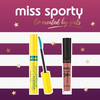set miss sporty mascara studio lash 3d volumythic black 001 ruj lichid matte to last 24h 200 lively rose imagen 24_0_
0