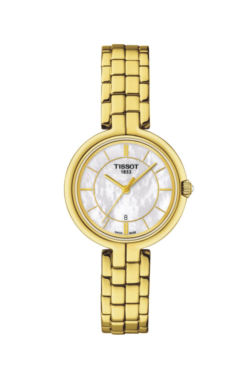 Tissot, Ceas rotund cu bratara metalica, Auriu