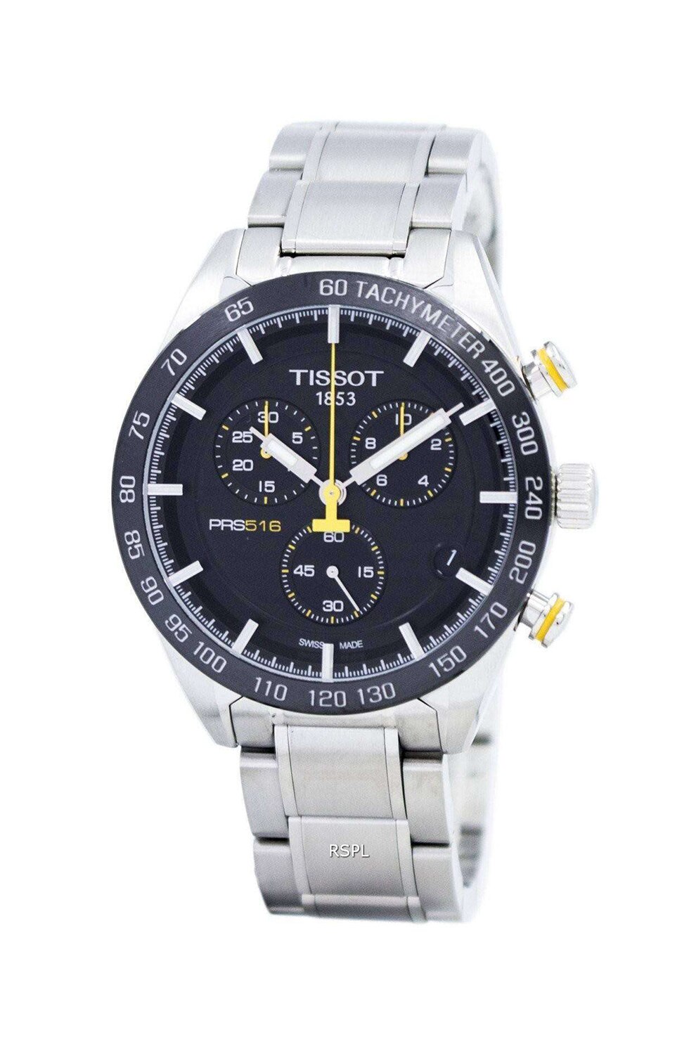 Tissot, Ceas cronograf, Argintiu/Bleumarin inchis
