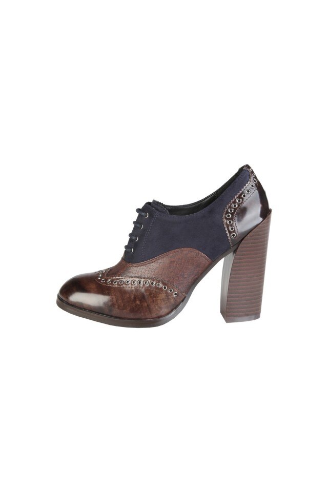 Pantofi cu sireturi model ARLETTE V 1969, Maro