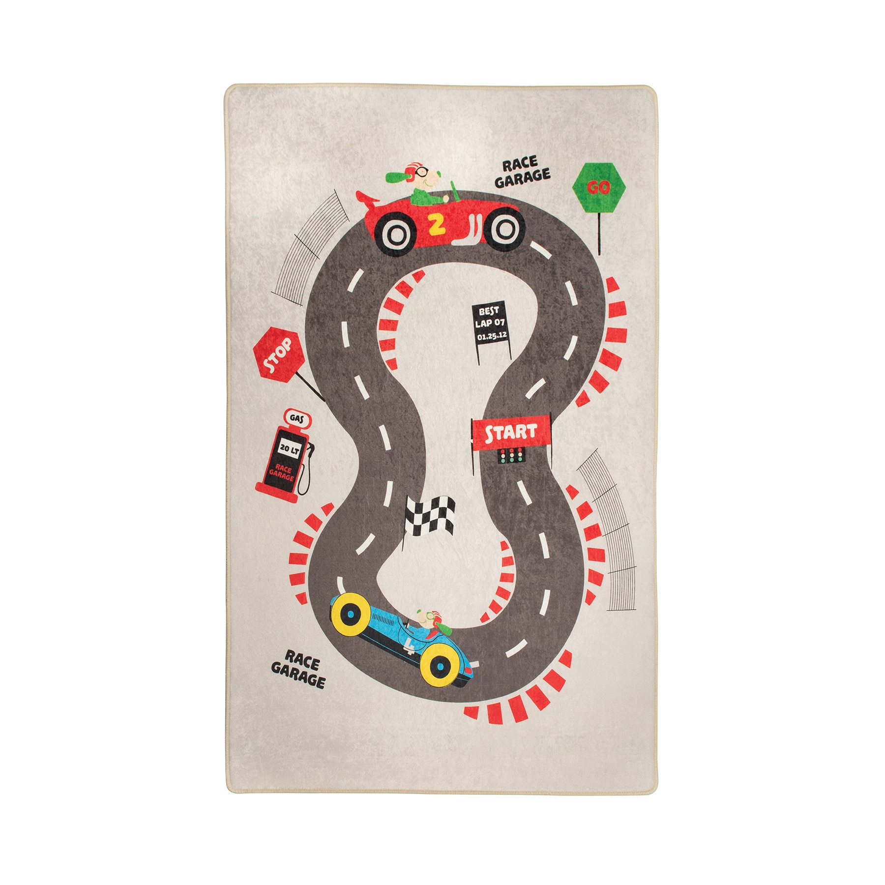 Covor Copii, GAME,100 cm x 160 cm, Casafun