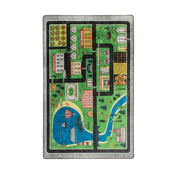 Covor Copii, TRAFFICS,100 cm x 160 cm Covor Copii, TRAFFICS,100 cm x 160 cm