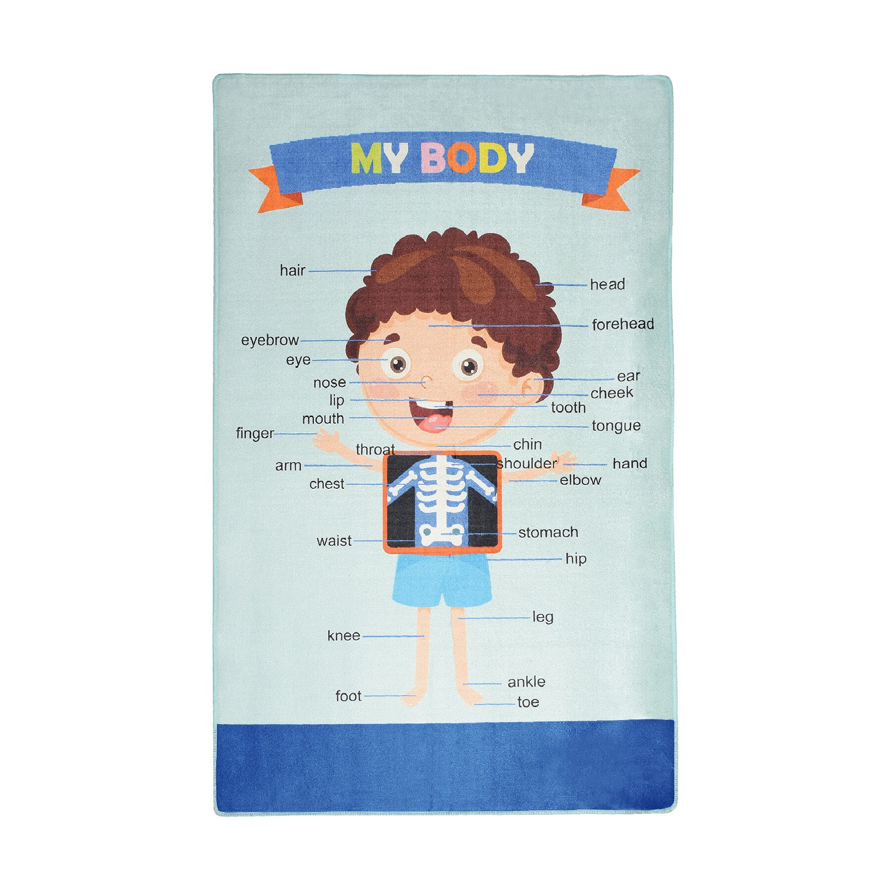 Covor Copii, MY BODY,100 cm x 160 cm, Casafun