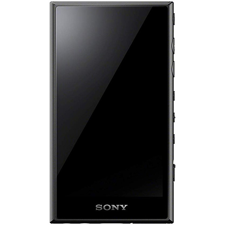 MP4 Player Sony Walkman NW-A105B, Hi-Res Audio, Android 9.0, Ecran HD tactil, Bluetooth, NFC, Wi-Fi, Autonomie 26 ore, LDAC, 16GB, Negru