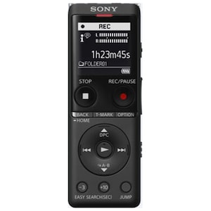 Reportofon Sony ICD-UX570B, Microfon stereo, MP3, USB, Slot microSD, 4GB, Negru