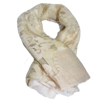 Esarfa Dalice dama,imprimeu cu broderie rafinat ,D&J Exclusive,auriu Esarfa Dalice dama,imprimeu cu broderie rafinat ,D&J Exclusive,auriu