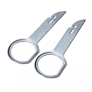 Chei metalice set demontare radio cd auto compatibile VW Audi Skoda Chei metalice set demontare radio cd auto compatibile VW Audi Skoda