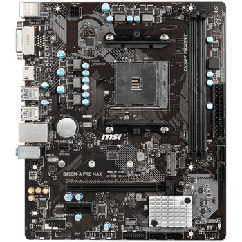 Placa de baza MSI B450M-A PRO MAX, socket AM4 Placa de baza MSI B450M-A PRO MAX, socket AM4