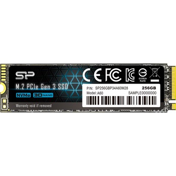 Solid State Drive (SSD) Silicon Power A60, 256GB, M.2 Solid State Drive (SSD) Silicon Power A60, 256GB, M.2