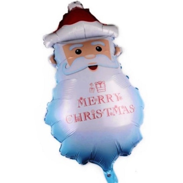 Mikulás sapka fólia lufi, 75 cm, Carnaval Express Shop