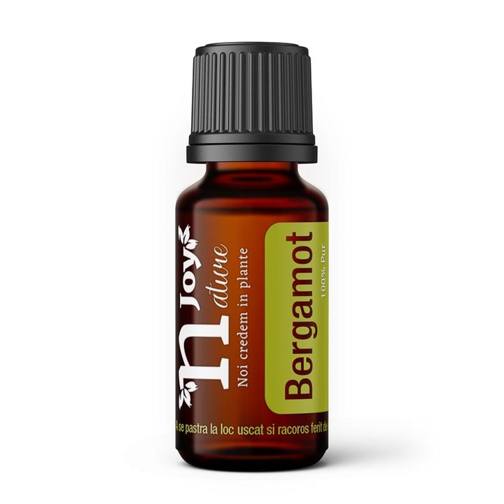 Ulei Esential Bergamota, Bergamot, nJoy Nature, 15 ml
