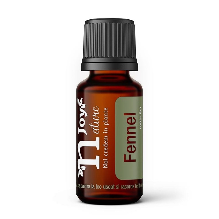 Ulei Esential Fenicul seminte, Fennel Seed, nJoy Nature, 15 ml