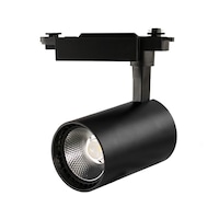 Proiector LED 30W - 30 000 ore, iluminare comerciala, directionabil pe sina monofazata, LED Market, B32, 4000K lumina naturala, Corp Negru