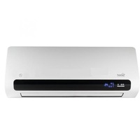aeroterma electrica profesionala de perete 2200 w 2 trepte de incalzire termostat electronic oprire automata protectie supraincalzire directionarea aerului alb imagen 1_0_
0