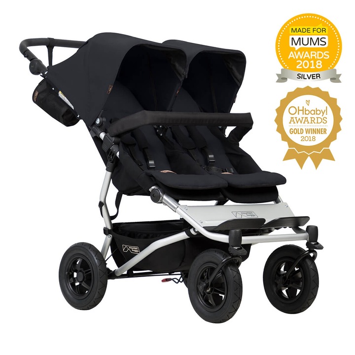 Количка за близнаци Duet V3 Mountain Buggy черен