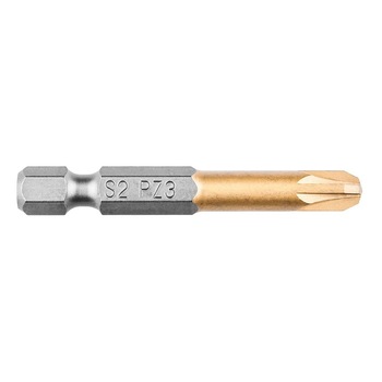 Bit pentru surubelnita electrica PZ3x50mm, 1/4 Bit pentru surubelnita electrica PZ3x50mm, 1/4