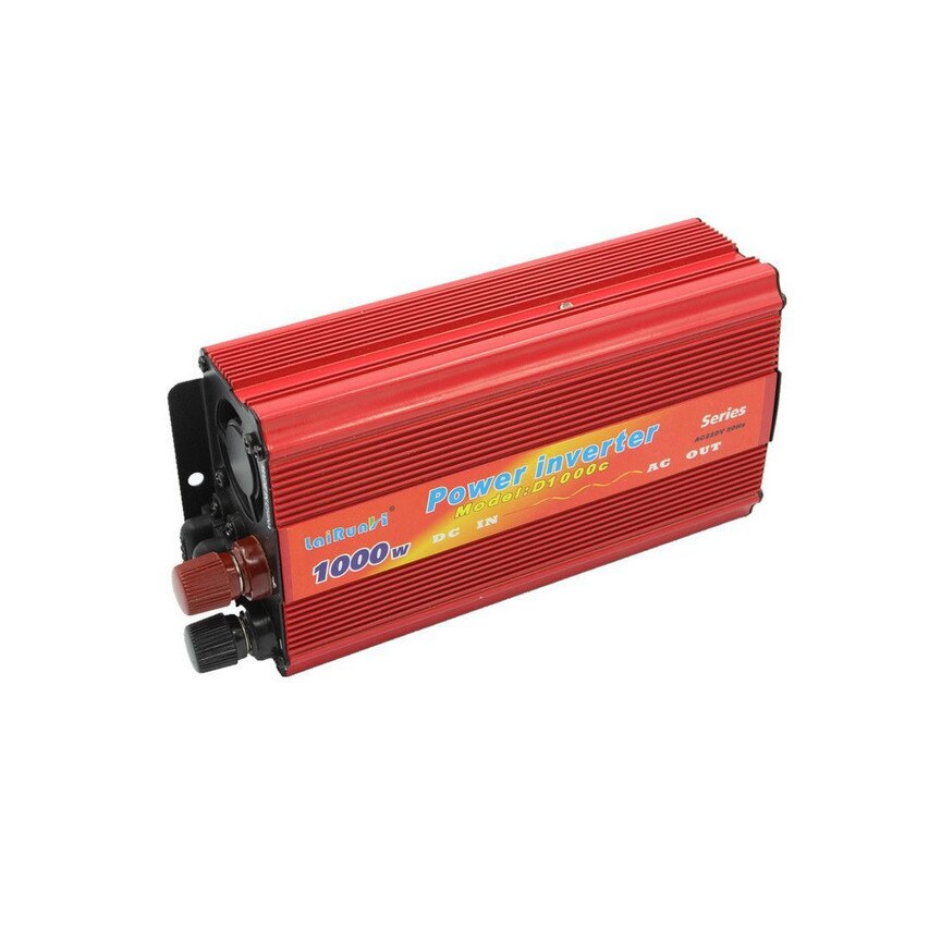 Invertor auto 1000w, cabluri alimentare, 12-24V, metalic, iZowe