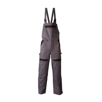 Pantaloni salopeta cu pieptar Cool Trend, gri-negru, marimea 54 Pantaloni salopeta cu pieptar Cool Trend, gri-negru, marimea 54