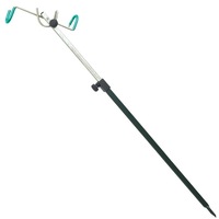 Suport lansete dublu reglabil Baracuda T018, 2 posturi, verde