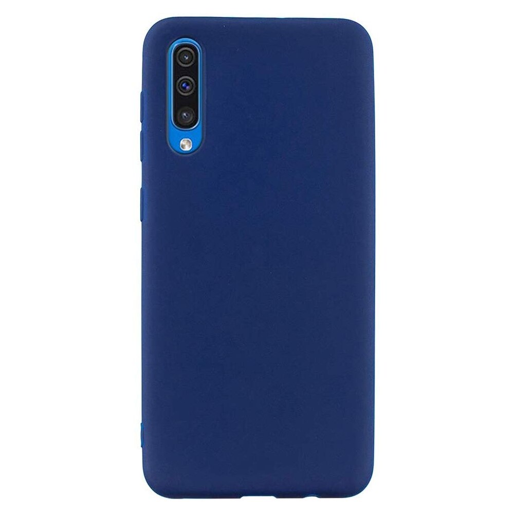 Husa silicon Samsung Galaxy A50 , Navy Blue, Antisoc, TPU, Viceversa