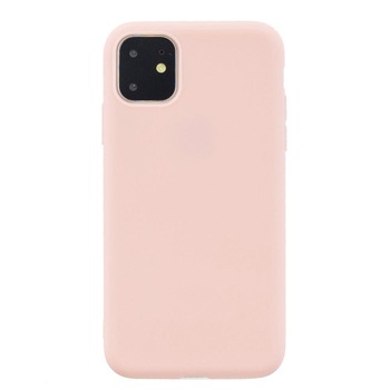 Husa silicon Apple iPhone 11 Pro, Baby Pink, Antisoc, TPU, Viceversa Roz pal Husa silicon Apple iPhone 11 Pro, Baby Pink, Antisoc, TPU, Viceversa Roz pal