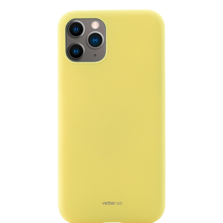 Husa iPhone 11 Pro Vetter GO Soft Touch Yellow