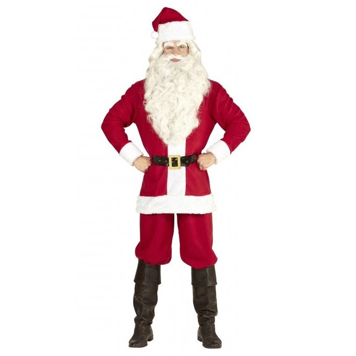 Costum Mos Craciun, Marimea M/L, Rosu