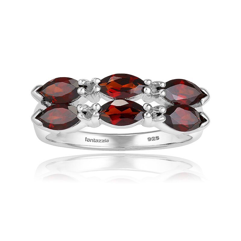 Inel Fantazzia Argint 925 Granate, 54 RPRG4452
