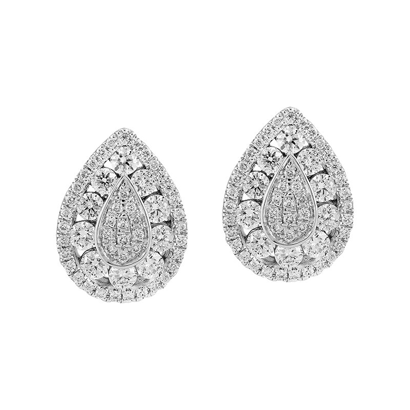 Cercei Blanco's Aur 18k Diamante E26275C-W