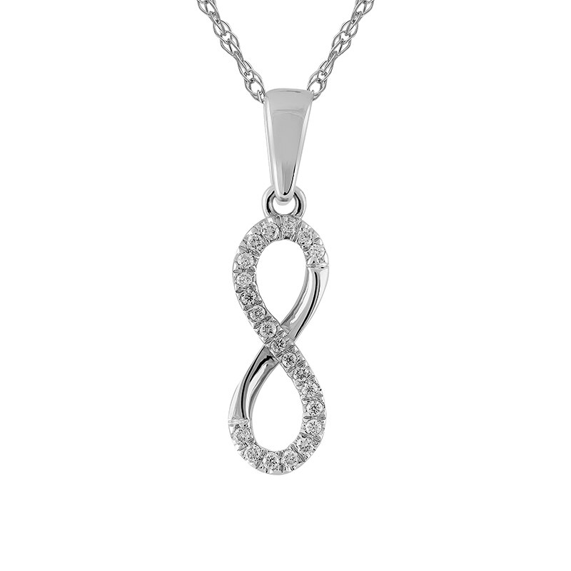 Pandantiv cu Lant Blanco's Aur 18k Diamante, 45 PF8904-W