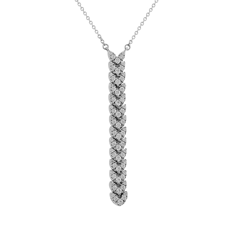 Colier Carla M* Argint 925 CZ, Ajustabil 42-48 OP12495RW