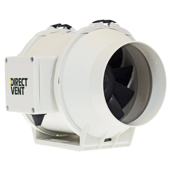 Ventilator VENTS TT 125, industrial, axial de tubulatura, diametru 125 mm, debit 280 mc/h, 2 viteze