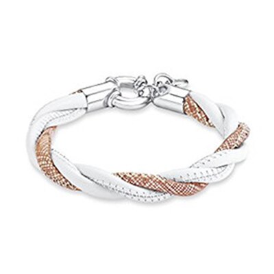 Bratara dama piele alb-maro S.Oliver SO1267/1