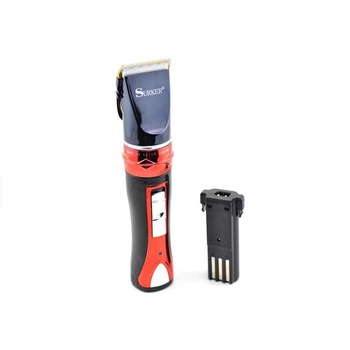 Masina profesionala de tuns cu 2 acumulatori, lama cu invelis din titan si cutit ceramic - Full Body Waterproof Surker SK-628 Masina profesionala de tuns cu 2 acumulatori, lama cu invelis din titan si cutit ceramic - Full Body Waterproof Surker SK-628