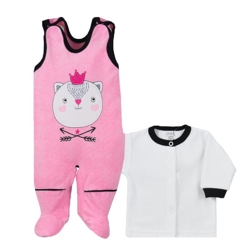 Compleu 2 piese pentru fete Koala Brzdac 06-419R, Roz