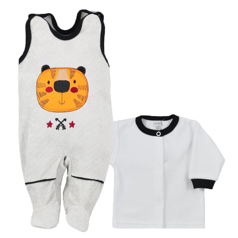 Compleu 2 piese pentru bebelusi Koala Brzdac 06-419C, Crem