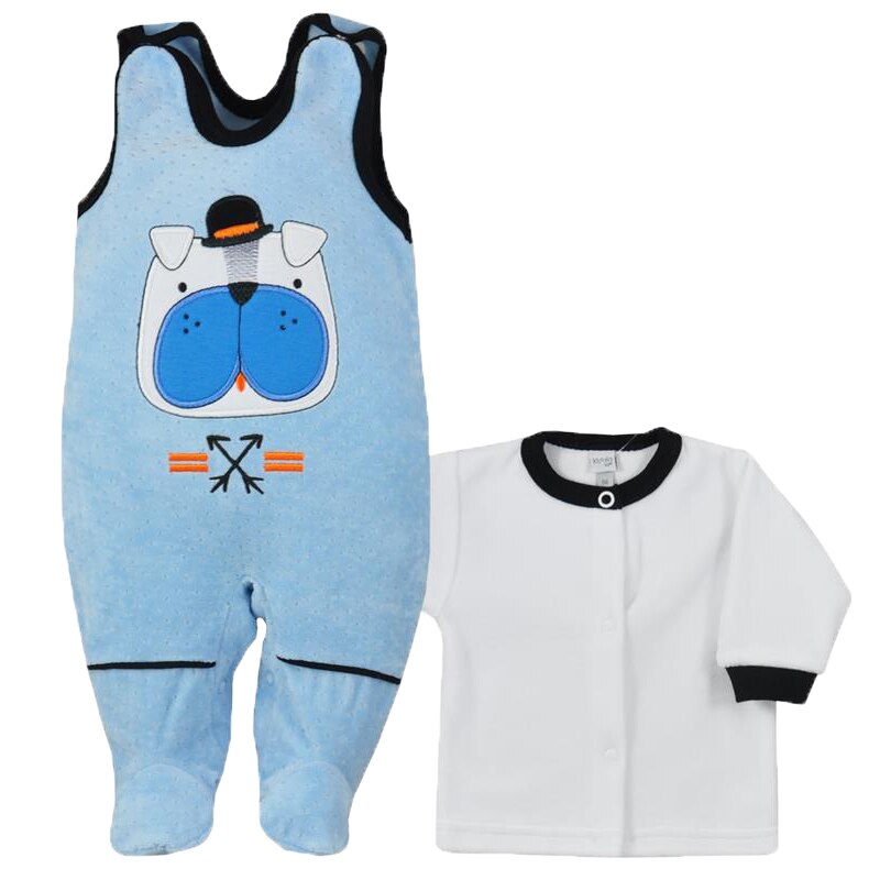 Compleu 2 piese pentru baieti Koala Brzdac 06-419, Albastru