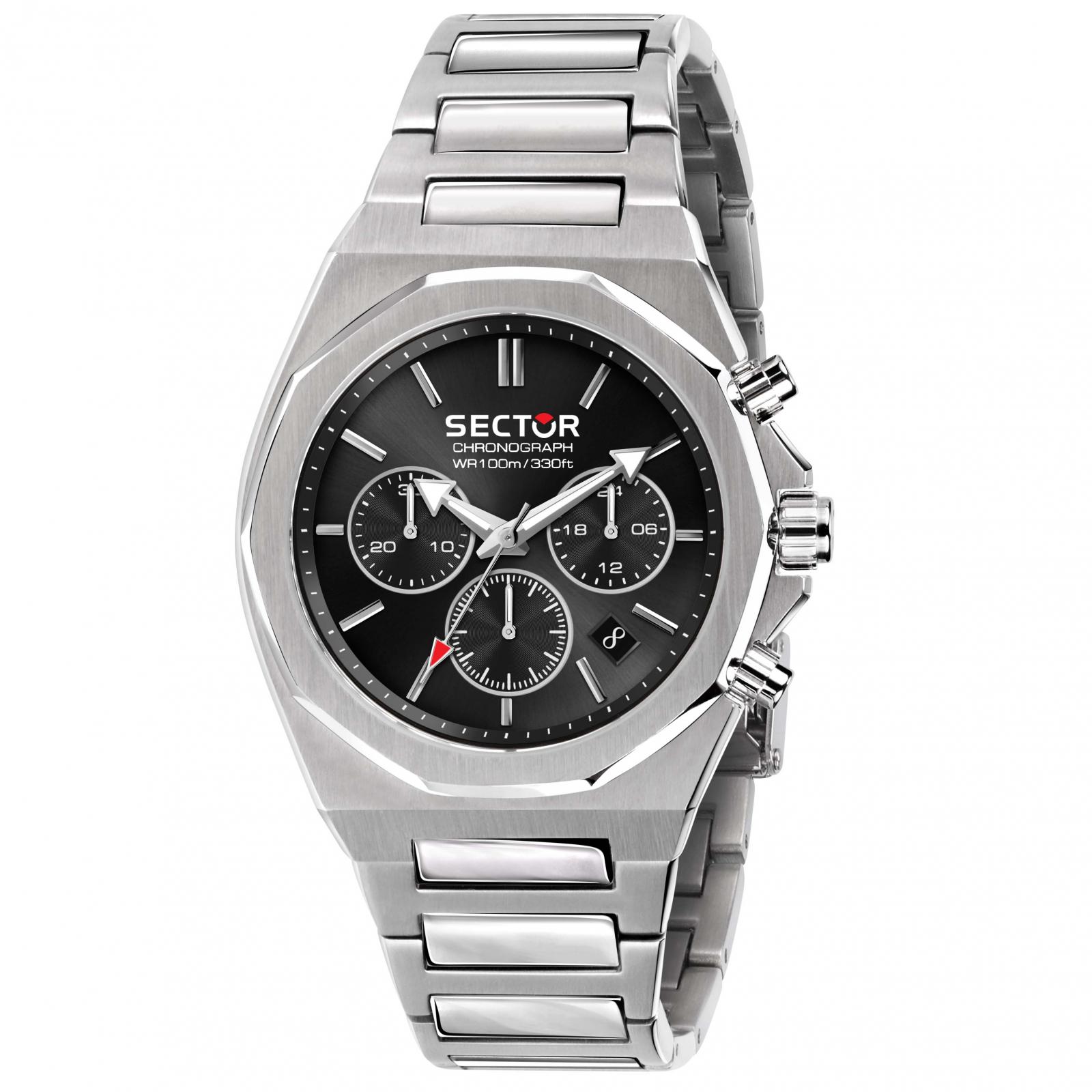 Ceas barbatesc Sector R3273628002 Quartz Argintiu