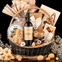 cos cadou wish cu vin praline cafea ciocolata fursecuri ambalate intr-un cos mare elegant imagen 22_0_
0