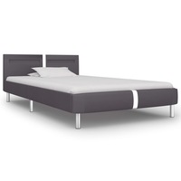 cadru pat o persoana vidaxl led piele artificiala-lemn 90 x 200 cm gri imagen 3_0_
0
