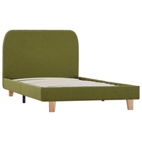 cadru de pat o persoana vidaxl- textil-lemn 90 x 200cm verde imagen 40_0_
0