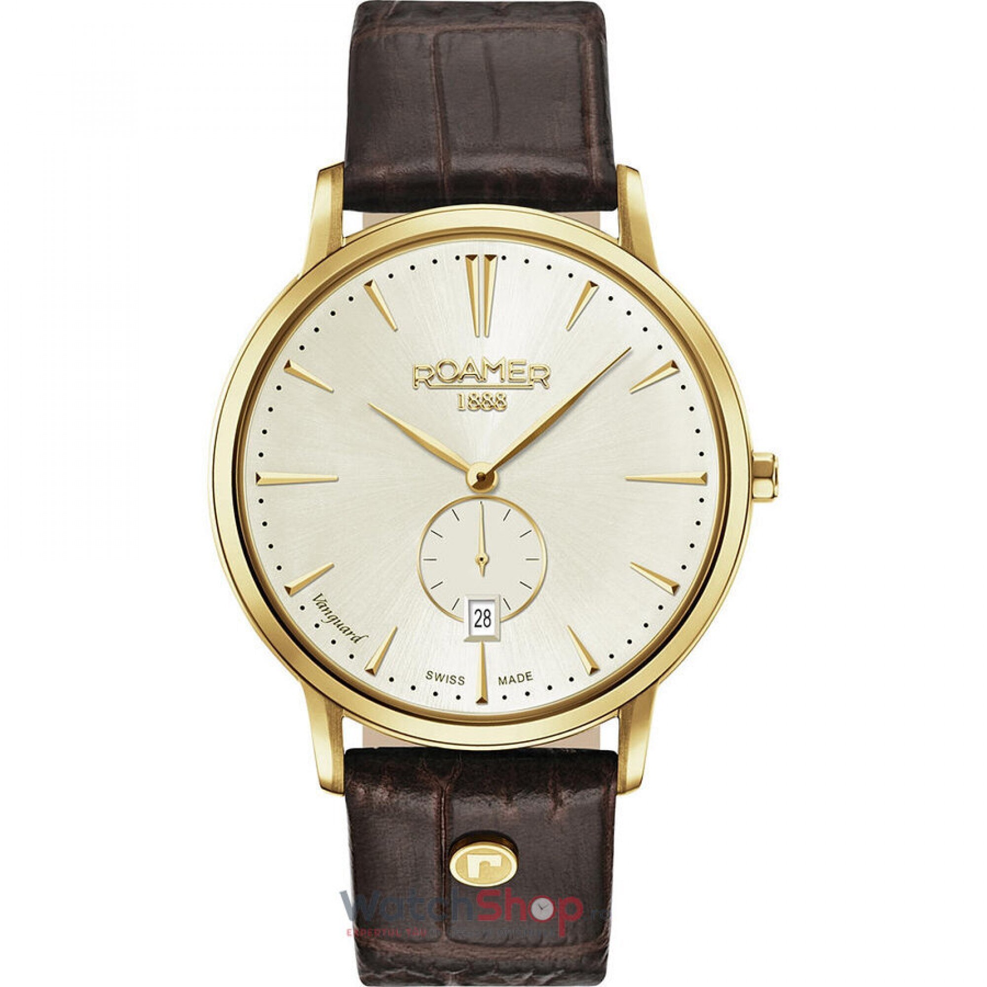 Ceas Barbati ROAMER Model VANGUARD SLIM LINE 980812 48 35 09, Marime universala