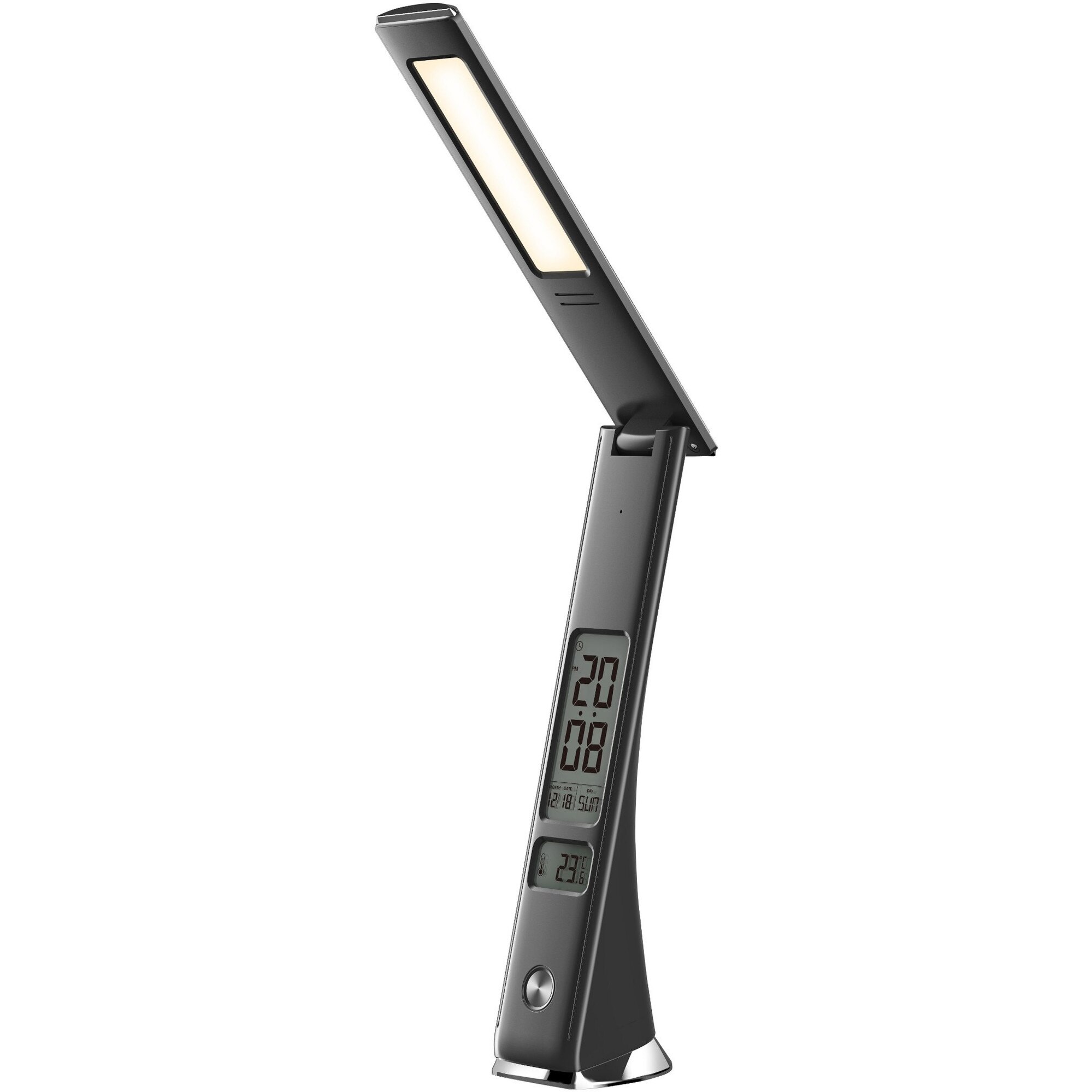 Lampa birou Avide LED Business piele Claude Calendar Negru 7W