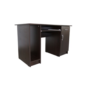 Birou Sani Nero cu 1 Usa si 1 sertar , 120 x 60 x 74 cm, Wenge Birou Sani Nero cu 1 Usa si 1 sertar , 120 x 60 x 74 cm, Wenge