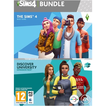 Joc The Sims 4 + EP8 Discover University Bundle pentru PC Joc The Sims 4 + EP8 Discover University Bundle pentru PC